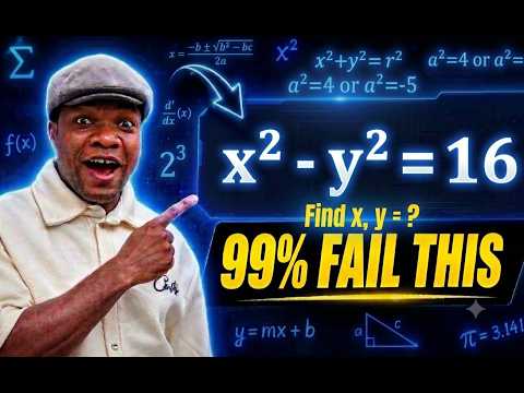 A Nice Algebra Equation | Solve For "X,Y" | Math Olympiad Mathematics