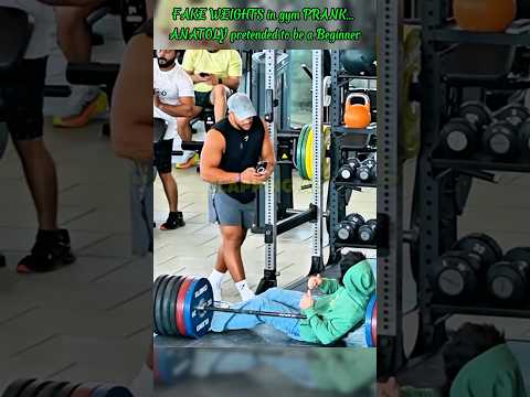 Elite Powerlifter Pretended to be a CLEANER #gym #funny #trolllife