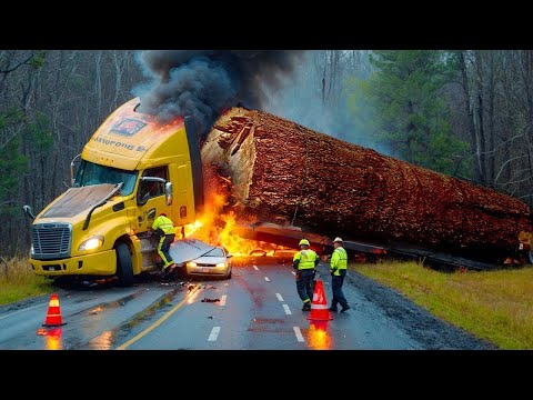 Dangerous Truck, Car & Cranes Operation Skill | Heavy Equipment Due To Operation Mistake Compilation