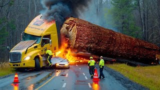 Dangerous Truck, Car & Cranes Operation Skill | Heavy Equipment Due To Operation Mistake Compilation