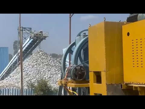 World first power saving device at stone Crusher - 250kw flywheel devices