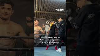 Marcela Mistral entrena junto a Cry y se enfoca al máximo para el Ring Royale