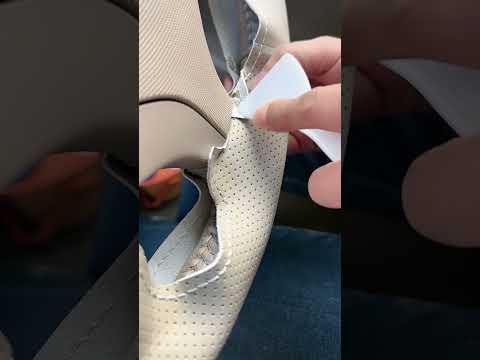 Steering wheel suture