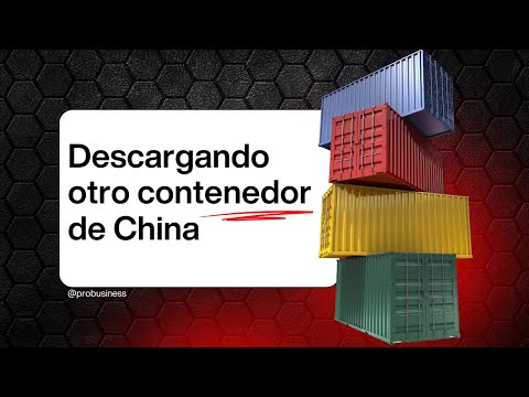 Descargando un contenedor de 40 | Importación grupal