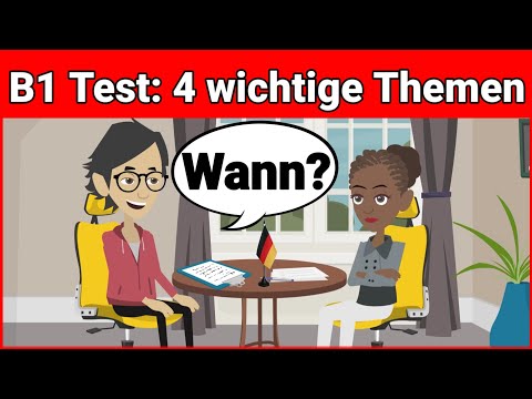 Mündliche Prüfung Deutsch B1 | Gemeinsam etwas planen/Dialog | 4 wichtige Themen | sprechen Teil 3