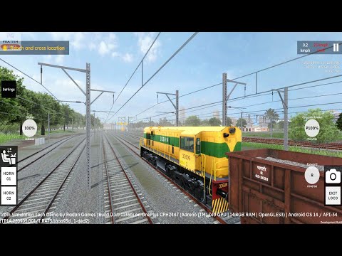 Shunting Yard Duty in RG Train Tech Demo Android Gameplay | ALCO Train Game Download | Train Games