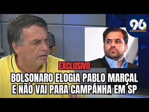 Bolsonaro afirma que "foi vencido" em São Paulo e elogia Pablo Marçal