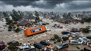 Chaos In Texas Today! Storm Arthur Floods Destroy Homes, Cars In Dallas