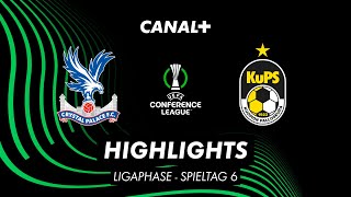 Highlights: Crystal Palace - Kuopio (UECL Ligaphase - 6. Spieltag)