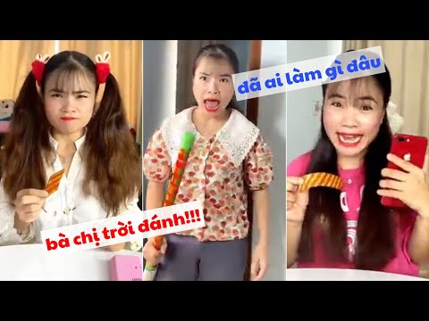 Tổng hợp video siêu hài hước vui nhộn, bà chị trời đánh và đứa em thích méc !!!  | Thuỷ Mít Official