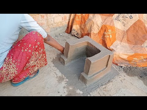 technology oven and chulha | mitti Ka chulha banane Ka tarika | mud stove | free stove,primitive|