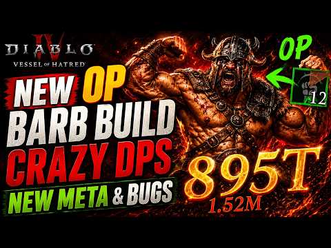 1.000 TRILLION DAMAGE - NEW OP Barb Build CRAZY DPS META & BUGS