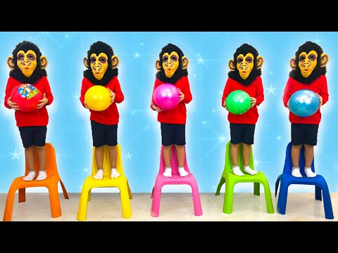 Five little monkeys (new version) | 동요와 어린이 노래 | 어린이 교육 | Nikki Kids Song
