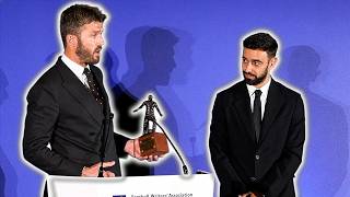 Bruno Fernandes and Michael Carrick FWA Awards interview | Football Writers' Association Awards