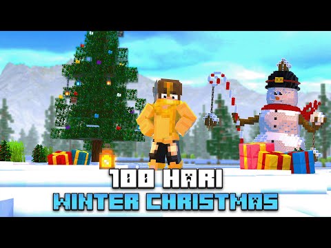 100 Hari Minecraft Winter Christmas