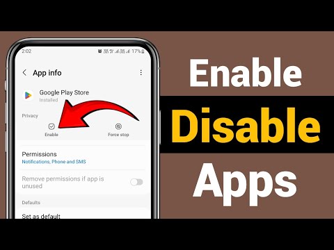 Kisi Bhi App Ko Disable Se Enable Kaise Kare | How To Enable Disable App in Android