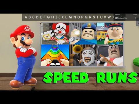 Easy 6 Speed RUNS #roblox Terrifying Prison, Barry Alien Base, Skateboard, School,Chopper's Carnival