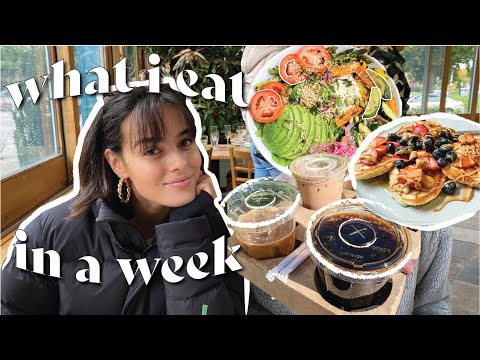 WHAT I EAT IN A WEEK // as a busy college student