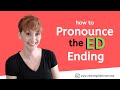 Pronouncing ED Endings in English