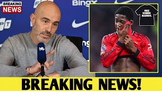 ENZO MARESCA BREAKS SILENCE ABOUT KOBBIE MAINOO'S SITUATION AT MAN UNITED! - MAN UNITED NEWS