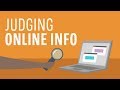 Evaluating Online Information and Bias