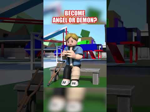 Become Angel or Demon? #roblox #roblox