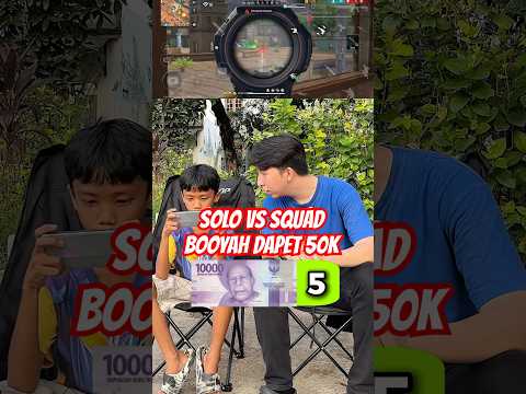 Solo Vs Squad Di FreeFire Kalo Booyah Gw Kasih 50 RIBU! #sipitgaming