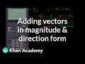Vector Addition and Magnitude Concepts