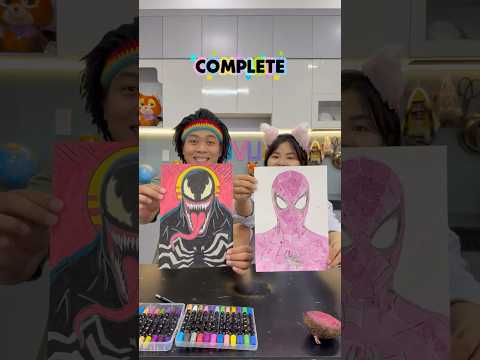 Draw Spider-Man for $0 🎨✍️🔥🤔 #shorts #drawing #spiderman #mavel #venom
