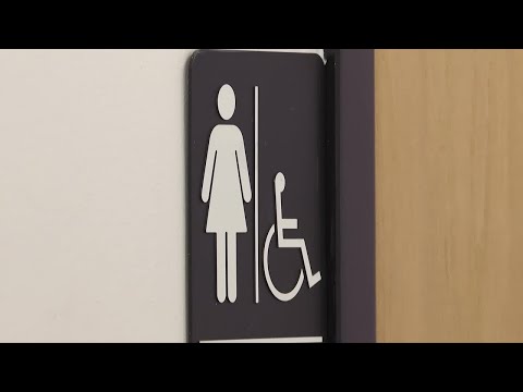 YouTube video thumbnail: New Effort to Restrict Bathroom Access by Gender Draws Hours of Testimony
