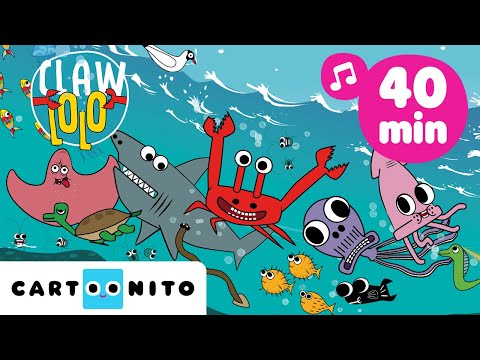 🔴 Petrecere de vară în ocean - CÂNTECE DISTRACTIVE CU ANIMALE DE MARE | Clawlolo 🦀 | @CartoonitoRO