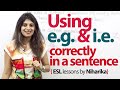 Understanding 'e.g.' and 'i.e.' Usage