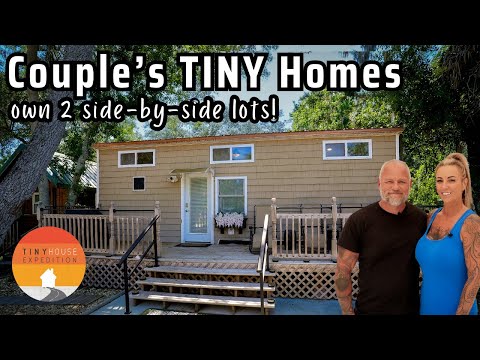 Couple plans for Retirement w/ side by side Tiny Houses on their land