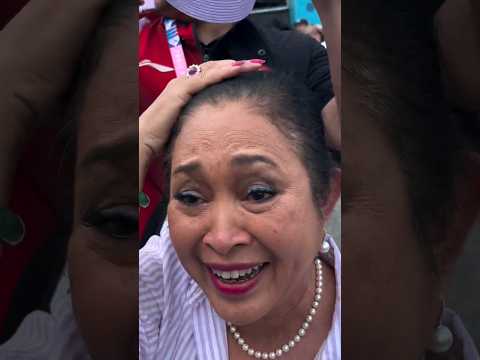 air mata tetiek suharto di Olimpiade Paris