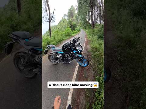 Bike moving without rider 😱