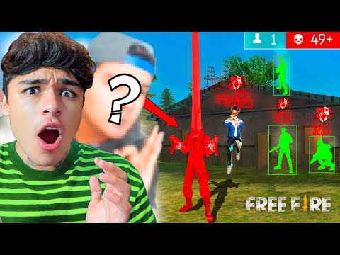 JUEGO POR PRIMERA VEZ FREE FIRE CON ESTE YOUTUBER Y LO DESCUBRI USANDO HACKS!!