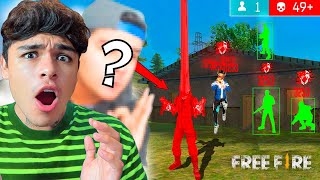JUEGO POR PRIMERA VEZ FREE FIRE CON ESTE YOUTUBER Y LO DESCUBRI USANDO HACKS!!