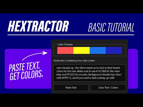Hextractor for After Effects Tutorial