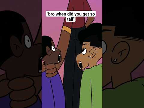 How I got taller over summer..cooking #animation #shorts