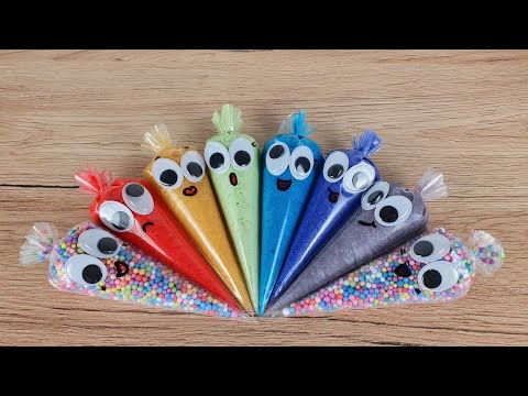 Making Slime with Piping Bags ! Satisfying Slime Video ! Part 683