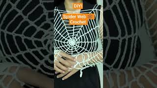 Spider Web Crochet Shirt 🕸️✨#Crochet #SpiderWeb #CrochetShirt #HandmadeFashion
