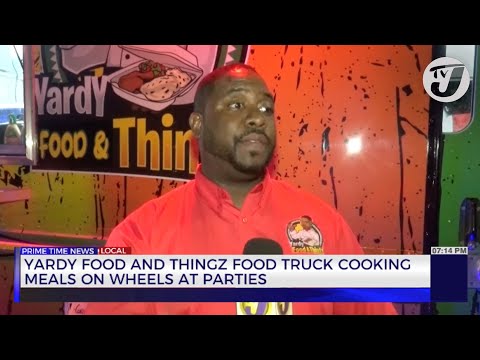 YouTube video thumbnail:  Yardy Food and Thingz Food Truck Cooking Meals on Wheels Meals on Wheels at Parties