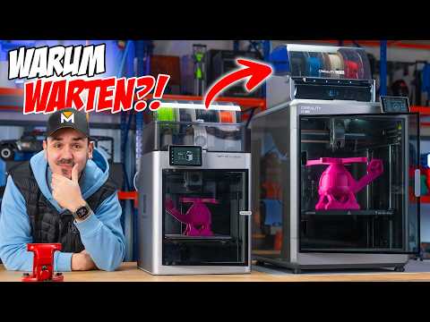 Creality K2 PLUS Combo | Warum auf Bambu warten? (XXL 3D Drucker Test 2025)