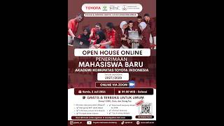 🎓 OPEN HOUSE ONLINE AKTI 🚗KULIAH GRATIS • ASRAMA GRATIS • LULUS LANGSUNG KERJA