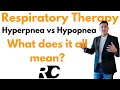 Respiratory Patterns and Terminology