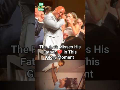Dwayne Johnson Cries for His Father Rocky ‘Soulman’ Johnson 💔 #dawynejohnson #antesedepois