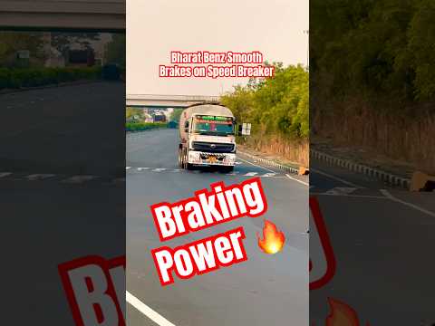 Bharat Benz Truck Braking Power | outer ring road highway Nagpur Bypass