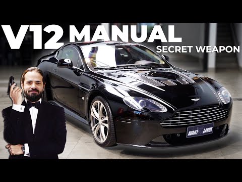 O ronco mais afinado do mundo! Aston Martin V12 manual com uma arma secreta.