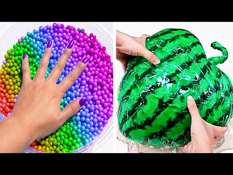 3 Hours Of Oddly Satisfying Slime ASMR - Relaxing Videos for Better Sleep 3482