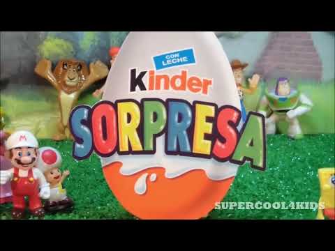 My Favorite Kinder Surprise Eggs Toys Unboxing (compilation)